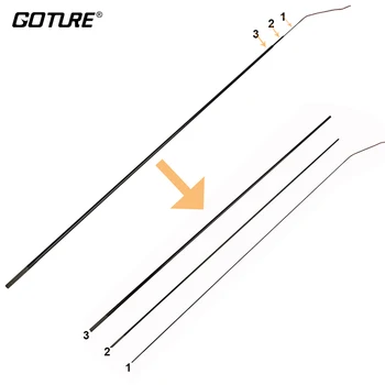Goture Mærke GOLDLITE SERIE Karper fiskestang Top Tre Tips (Top Tre Sektioner) for 3,6 m 4,5 m 5,4 m 6.3 7.2 m m