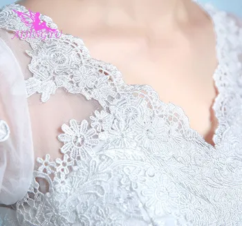 AIJINGYU kjoler bryllup kort brude kjole sød bolden kjole WK178