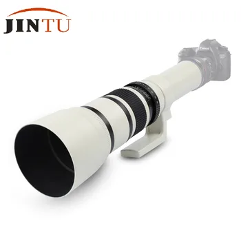 JINTU 650-1300mm +2x Telecomdanner 650-2600mm Nadver Teleobjektiv for Sony A200 A230 A350-A550 A580 A99-A77-A68 A65 A58 Kamera