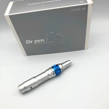 Ultima Dr. Pen A6 Permanente Microblading Tatovering Nåle Pen Makeup Maskine Øjenbryn, Eyeliner, Læber Mikro Needling et batteri
