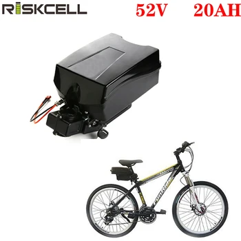 52v 1500w elektrisk cykel batteri 52v 20ah ebike lithium batteri Frog e cykel accu batería para bicicleta batterie e cykel