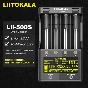 Liitokala Lii-500 Lii-PD4 Lii-500'ERNE LCD-3,7 V 18650 18350 18500 21700 20700B 20700 14500 26650 AA NiMH, lithium-batteri-Oplader