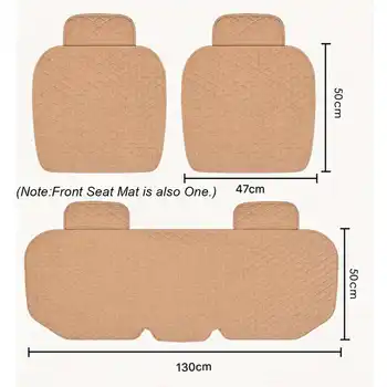 1/2/3Pcs/Sæt sædebetræk Fire Sæsoner Foran Bageste Hør Pude Åndbar Protector Mat Pad Auto tilbehør Universal-Størrelse