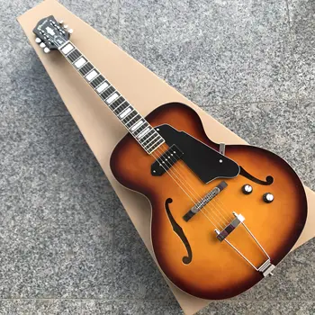 Gratis forsendelse Nye Grote Høj kvalitet P90 pickupper hulkrops jazz guitar el-guitar med hollow body guitar