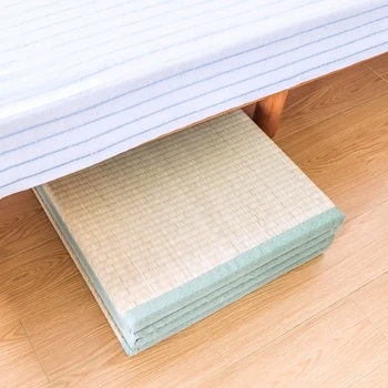 Folde Traditionelle Japanske Tatami Madras Mat Rektangel Stor Sammenklappelig-Gulvtæppe Halm Måtte Til Yoga, Sove Tatami-Måtter På Gulvet