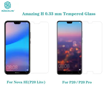 For Huawei P20 / P20 Pro Nova 3E P20 Lite Hærdet Glas Skærm Protektor Film Nillkin Fantastiske H Anti-Eksplosion Glas Til P20Pro