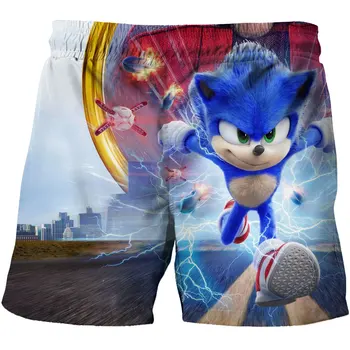 Sonic the Hedgehog t-shirt Og Beach Shorts Til Baby Drenge Tøj Kids Bukser Børn Tøj Sonic t-shirt Pige-Toppe-t-stykkerne Piger