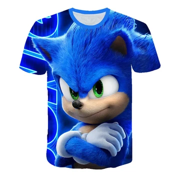 Sonic the Hedgehog t-shirt Og Beach Shorts Til Baby Drenge Tøj Kids Bukser Børn Tøj Sonic t-shirt Pige-Toppe-t-stykkerne Piger
