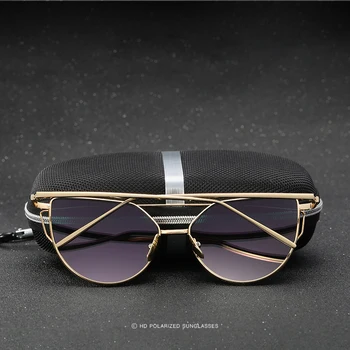 Kvinder Solbriller 2018 Brand Designer solbriller Til Kvinder damer Oculos De Sol Feminino Espelhado Lunette De Soleil Femme ray