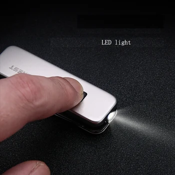 LED lys saks nøglering oplukker kniv nøglering med nøglen multifunktionel nøglering sleutelhanger llaveros hombre
