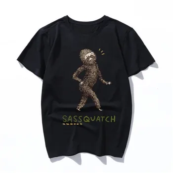 Sassquatch 90'erne Grafisk Tshirt Harajuku Hip Hop T-Shirts Kvinder mænd Ullzang Fashion T-shirt Top Streetwear t-Shirts Fele