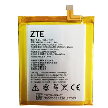 2020 Originale Nye LI3931T44P8H756346 Batteri Til ZTE Axon 7 5.5 tommer A2017 Batteri 3320mAh Med Tracking Nummer